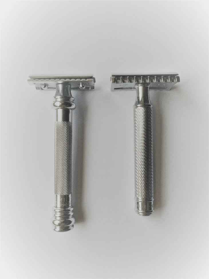 What is Knurling on a Safety Razor (photo)