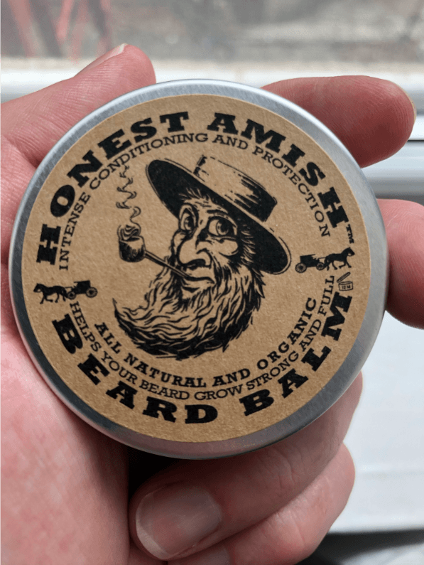 Honest Amish Beard Balm & Conditioner - A Great Present for Bearded Guys