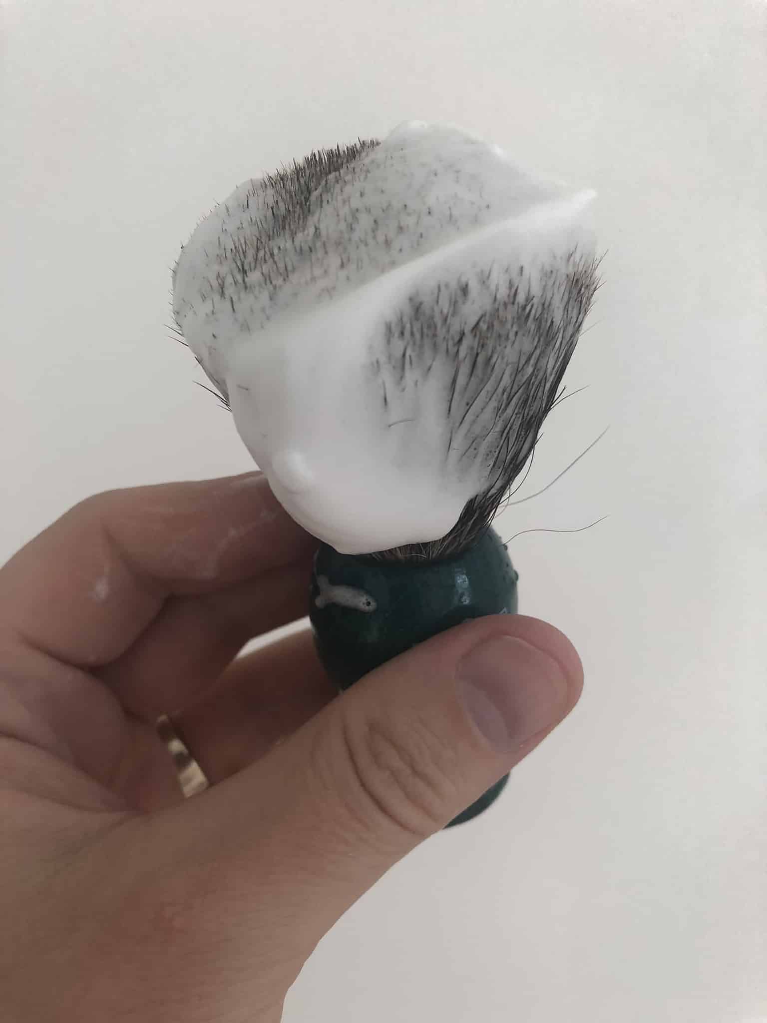 RazoRock Shaving Soap Lather on My Shaving Brush