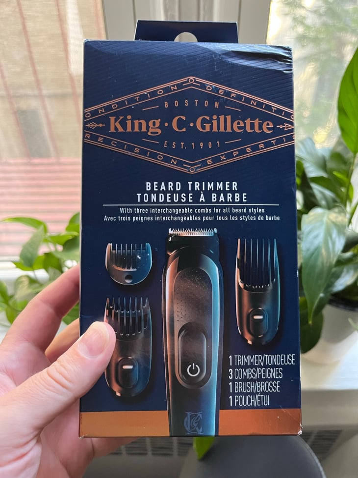 King C Gillette Beard Trimmer in Packaging