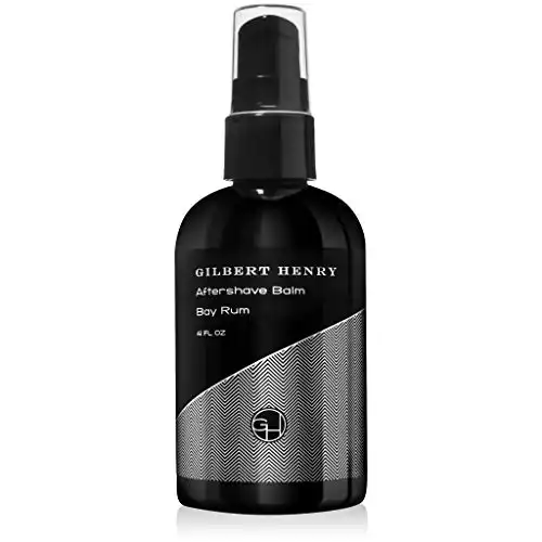 Gilbert Henry - Bay Rum Mens Aftershave Balm - Natural Post-Shave Lotion with Aloe, Witch Hazel, Coconut, & Essential Oils - Citrus & Sandalwood Notes - Paraben Free & Plant Based Skincare...