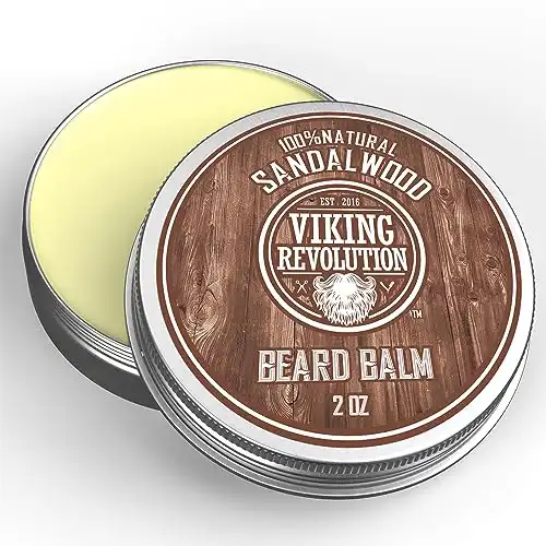 Viking Revolution Beard Balm with Sandalwood Scent