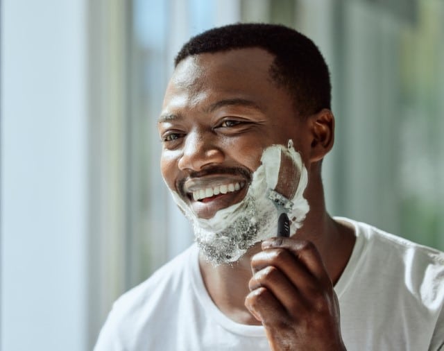 Shaving Creams Let You Track Your Progress Visually - Important for Sensitive Skin So You Only Shave Each Part of Your Face Once