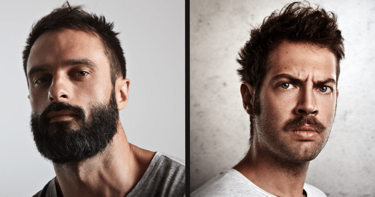Beard vs Mustache